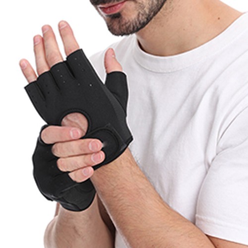 Women Men Half Finger Work Out Gym Gloves Sport Weight Lifting Exercise Fitness"