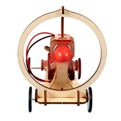 Electric Wind Car Model Activity Wind Power Car Toy Physical Experiment Model