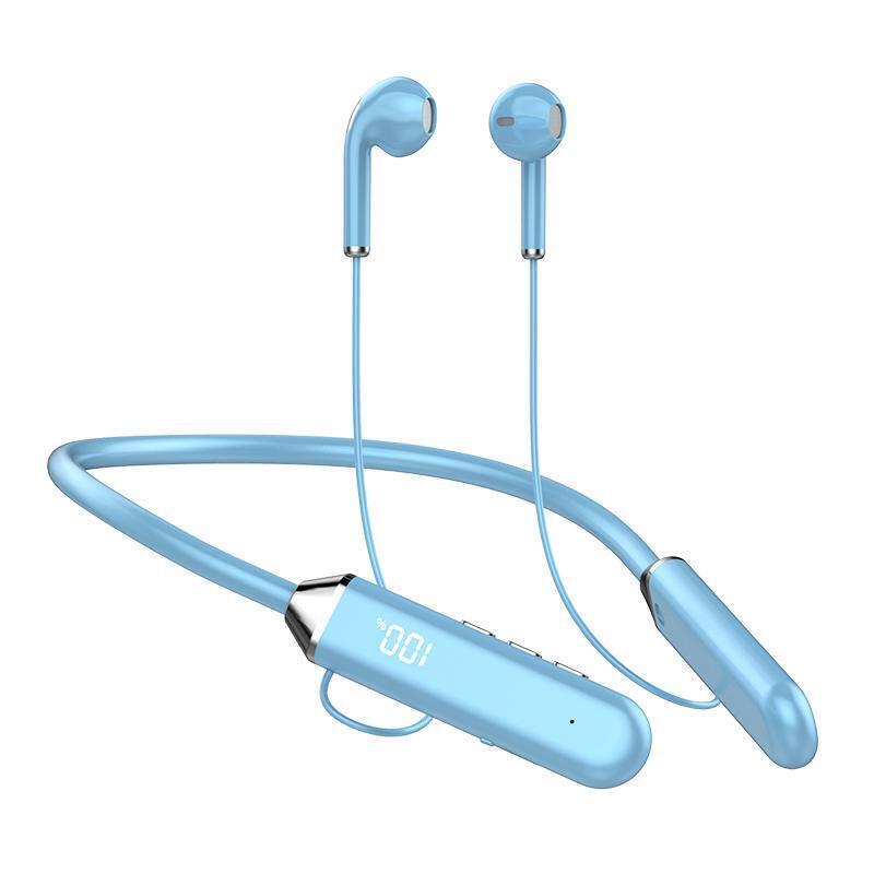 Wireless Bluetooth Neckband Headphones Mic Headset Stereo Earbuds Earphone