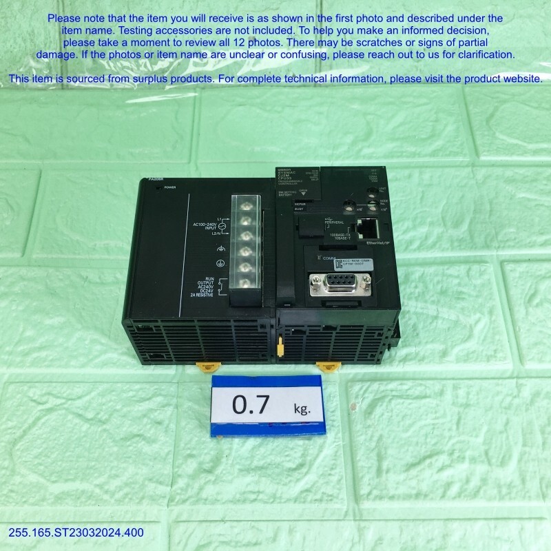 OMRON CJ2M-CPU33 CJ1W-PA205R, CPU+Power Supply Unit as photos, sn:817M, FedExDHL