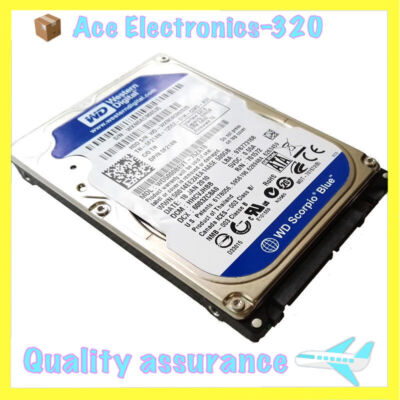Western Digital WD5000BEVT 500GB 5400RPM SATA 2.5'' Laptop HDD Hard Drive 9.5mm