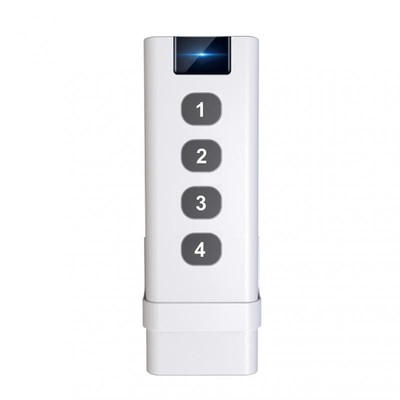 Remote Control Switch Portable Tuya 4 Gang Smart Life Works With Tuya Zigbee Gat