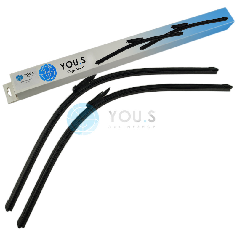2 YOU.S FRONT SCHEIBENWISCHER VORNE 700 / 700 mm für FORD KUGA II MONDEO V