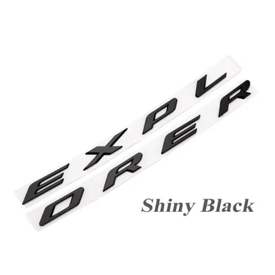 3D ABS for EXPLORER Letters Emblem Car Front Hood Bonnet Badge for EXPLORER Stic