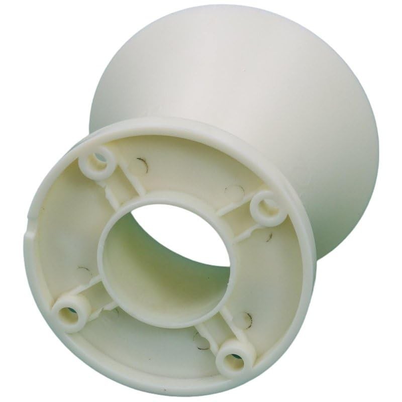 DEEJAY LED TBH2INFIBERHORN 5 3/8-in Diameter Creme Colored Fiberglass Bolt-on