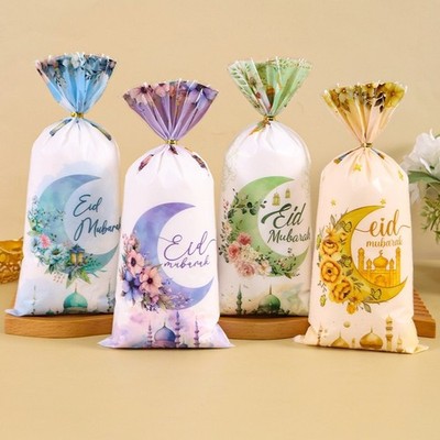 20 × Eid Mubarak Bonbons Tüte  Ramadan Mubarak Treats Candy Süßigkeiten Taschen 