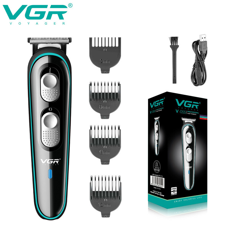VGR Men's Electric USB Hair Clippers Trimmer Beard Shaver Cordless Groomer USA