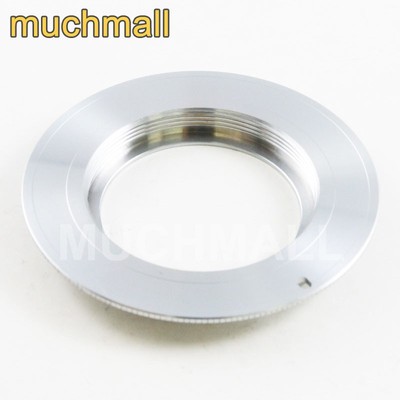 M42 Screw Mount lens To Canon EOS EF Adapter Silver For 550D 60D 5D II III 650D