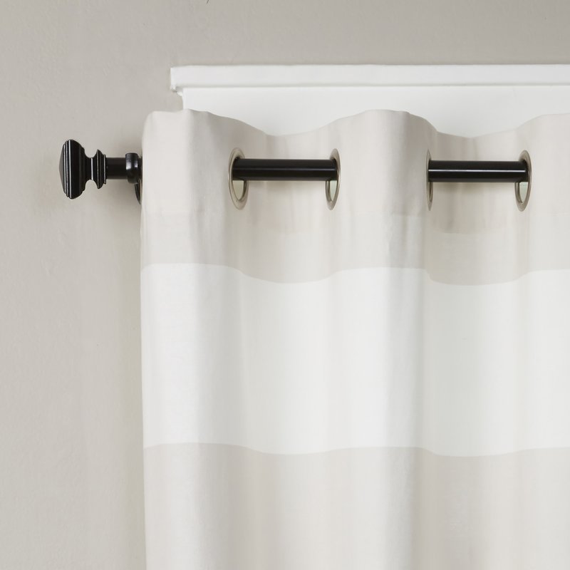 2 White Resolution Square Finial Decorative Curtain Rod Hardware