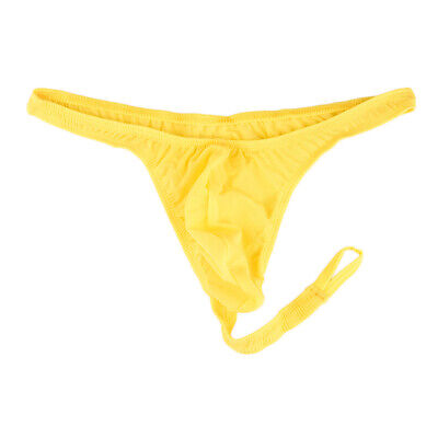 Mens Mesh See-through Pouch G-string Briefs Underwear T-back Thong Bikini NEW