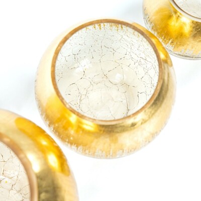 Vase Crackle Glass Wedding Party Centerpieces