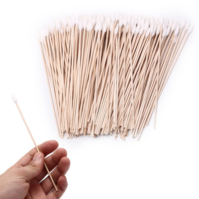 200pcs 6 inch  cleaning cotton swabs,large tapered swabs  clean brusY.FM