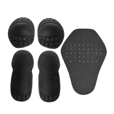 5x Motorcycle EVA Riding Shoulder Elbow Back Protectors Pad Racing Armour Safety