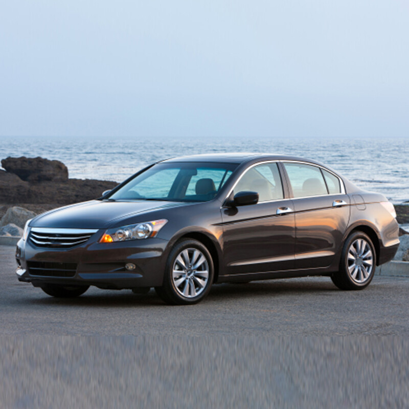 1Pair For Honda Accord 2008-2012 Pair Door Side Rearview Mirror Cover Cap Trim .