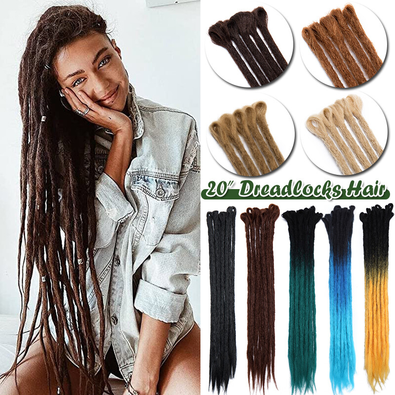Full Head Dreadlock Hair Extension Single Ended Bundle of Dr