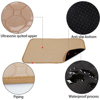 Pet Urine Mat Strong Water Absorption Protection Diaper Waterproof Washable