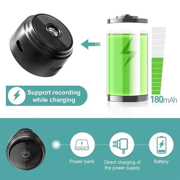 Mini Hidden Spy Camera Wifi IP Home Security 1080P HD Night Vision Camcorder Cam - Image 15