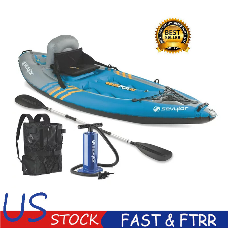 Fishing-kayaks Inflatable Backrest Portable Hold 400 Lbs