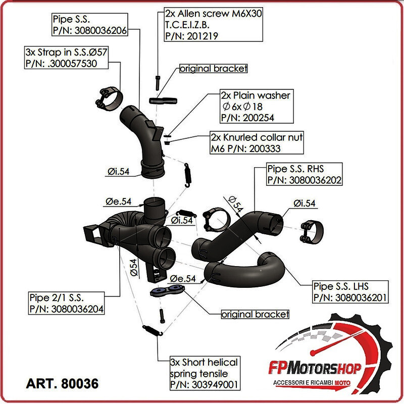 RACCORDO ELIMINA CATALIZZATORE PER DUCATI MULTISTRADA V4/V4S 21- LEOVINCE 80036