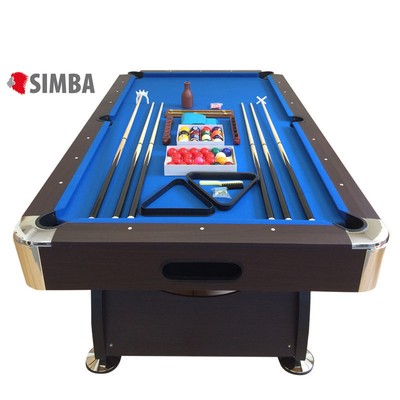 Billardtisch Pool Billard Tisch blau oder Grün mit Zubehör robust 150 kg 8 ft