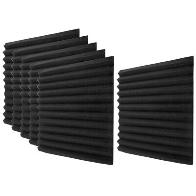 6 Pack Acoustic Panels Studio Foam Wedges 30x30x2.5cm Z8V54784