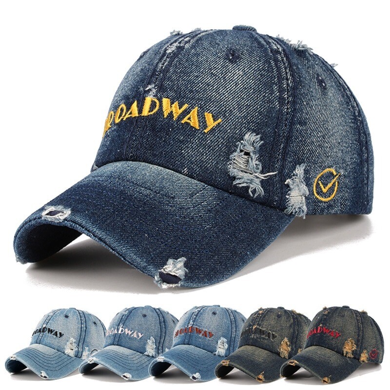 Broadway Baseball Cap Snapback Cotton Trucker Hat Visor Caps Letter