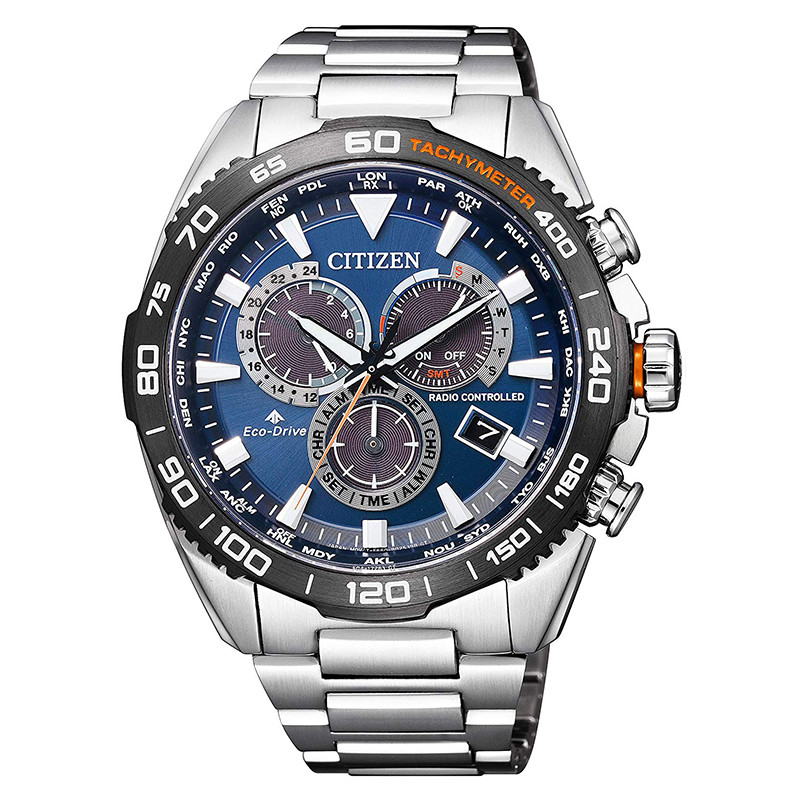 Pre-owned Citizen Promaster Land Cb5034-82l Eco-drive Radio Watch Direct Flight From Japan