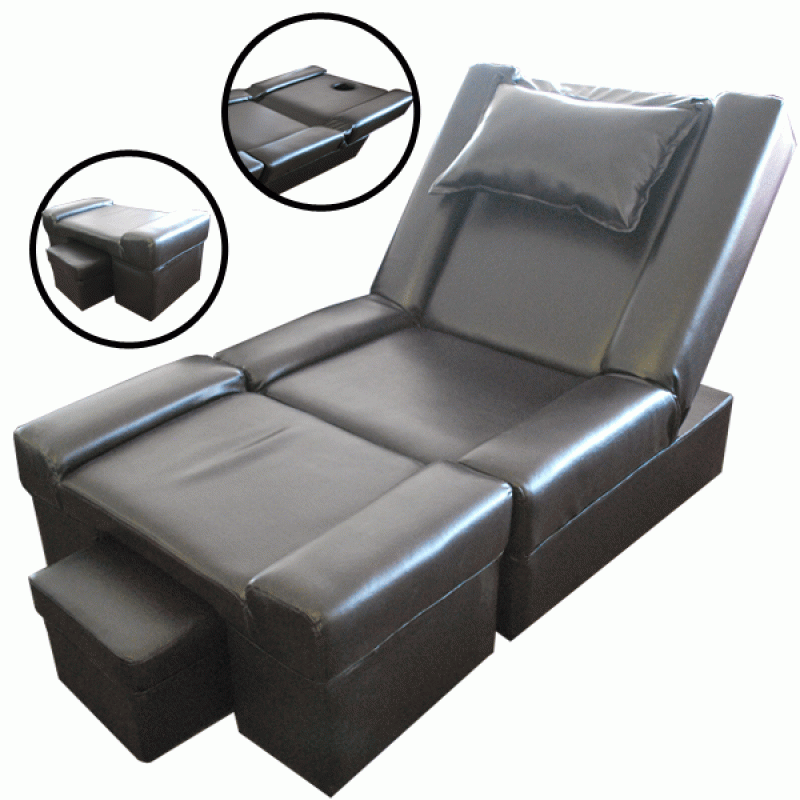 Foot Massage Sofa black