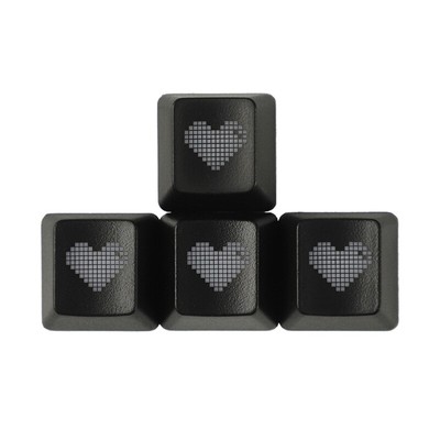 1Set Through Keycaps ABS Backlit Shine-Through Mechanical Keyboard Keycap