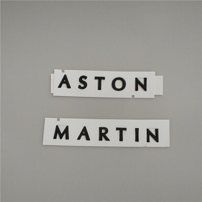 Aston Martin DBX Script Badge Rear  Emblem Glossy Black MY83-001B40-CA(1PCS)