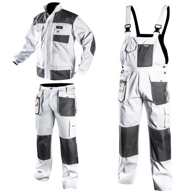 Arbeitskleidung für Maler Arbeitsjacke Arbeitshose Latzhose Berufsbekleidung