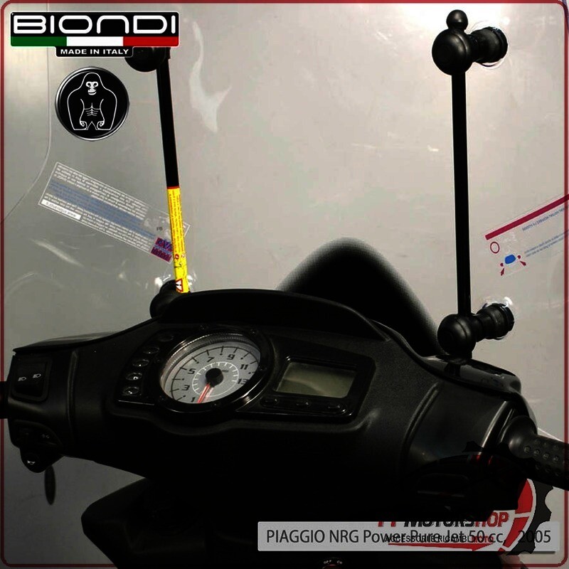 KIT ATTACCHI PARABREZZA PER SCOOTER GILERA RUNNER 50 125/200 BIONDI 8500686