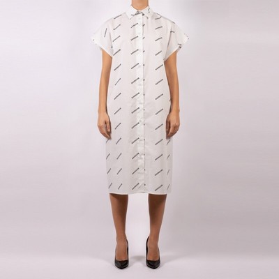 

Верхняя рубашка Длинная женская рубашка GAVROCHE PARIS Suit 116 White Logoed E2022