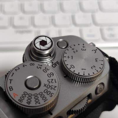 Camera Shutter Button Brass Alloy Metal For Fujifilm XT5 XT4 XT3 XT30 For Leica