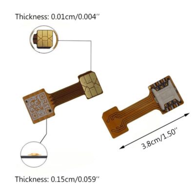 Sim Slot Dual SIM Card Extender Adapter Extender Nano for samsung Xiaomi huawei