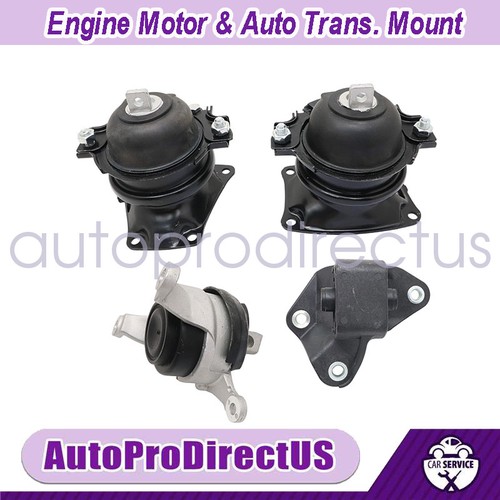For 2017-2020 Acura MDX 3.5L V6 4PC Engine Motor & Automatic Transmission Mount