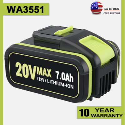 20V MAX For WORX 7.0Ah Powershare Lithium-ion Battery Capacity Indicator WA3551