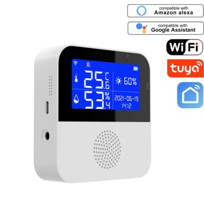 Tuya WIFI Temperature And Humidity Sensor Smart Home Indoor Intelligent Sensor
