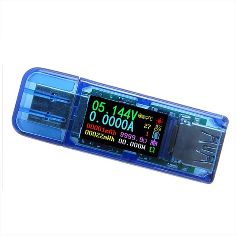 Color Screen USB Tester: Monitor Voltage, Current, and More with Precision