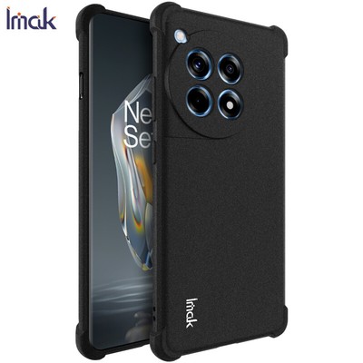 IMAK For OnePlus Ace 3 5G, Shockproof Airbag Sandy Matte Soft TPU Case Cover