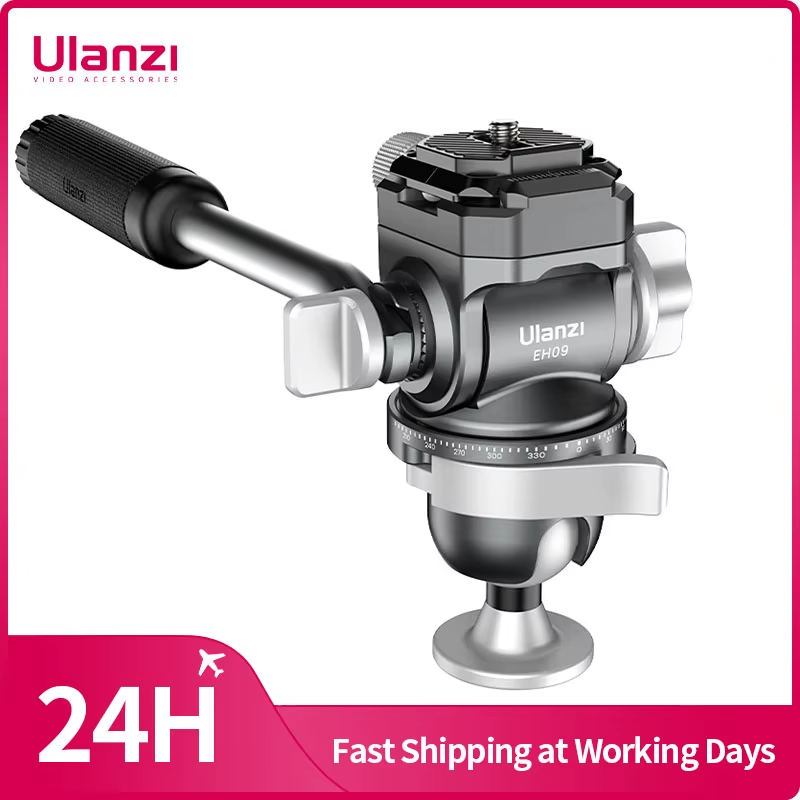 EH09 Inverted Ball Head for Tripod Arca-Swiss Compatible Support Vertical&Horizo