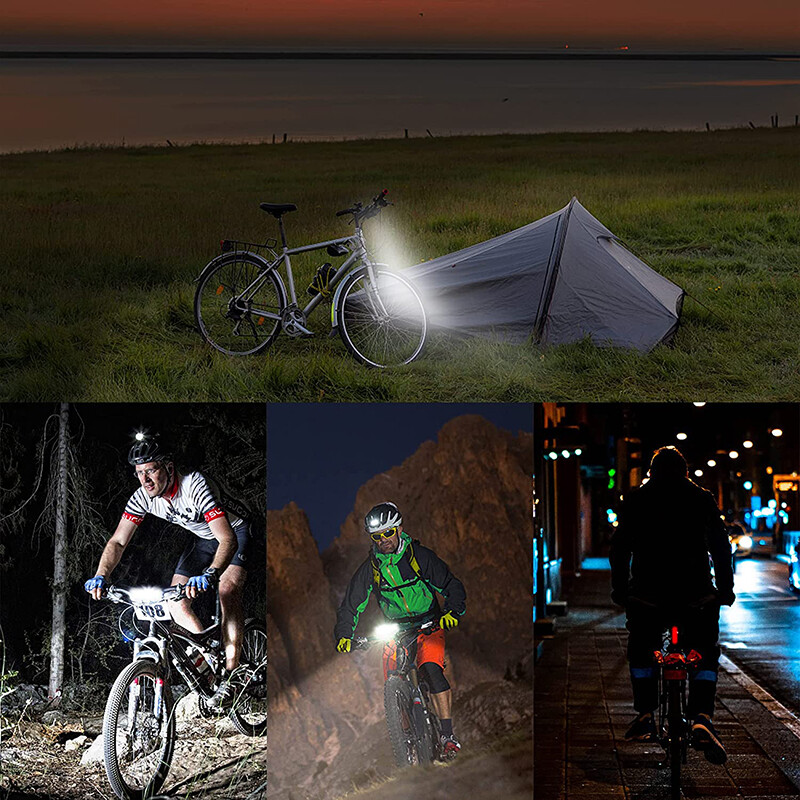 Waterproof LED Bike Light USB Rechargeable Bicycle Front Headlight Super Bright