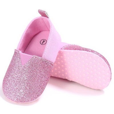 Newborn Baby Boy Girl Crib Shoes Infant Toddler PreWalker Sneakers  1-18 Months