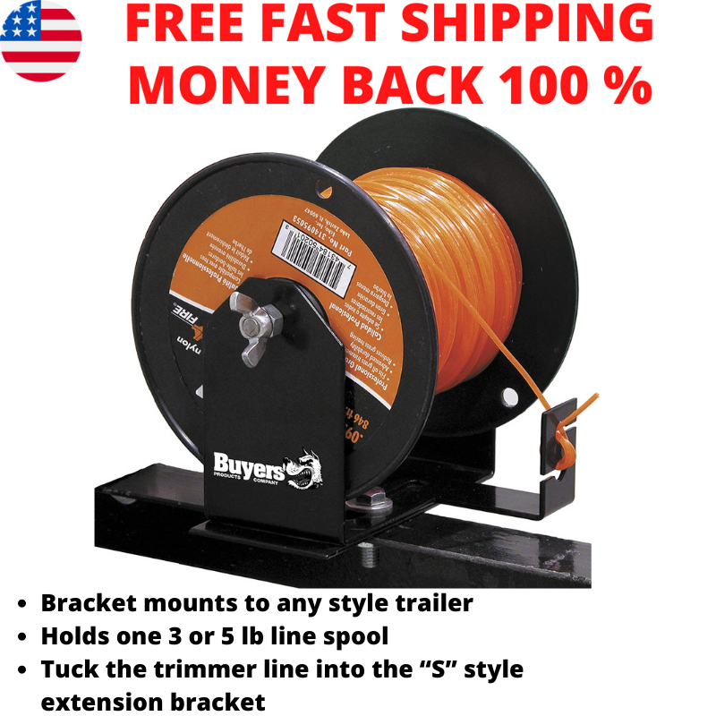 Strong Truck Trailer Trimmer Rack Holder Line Spool Landscape Bracket 3/5 Pound