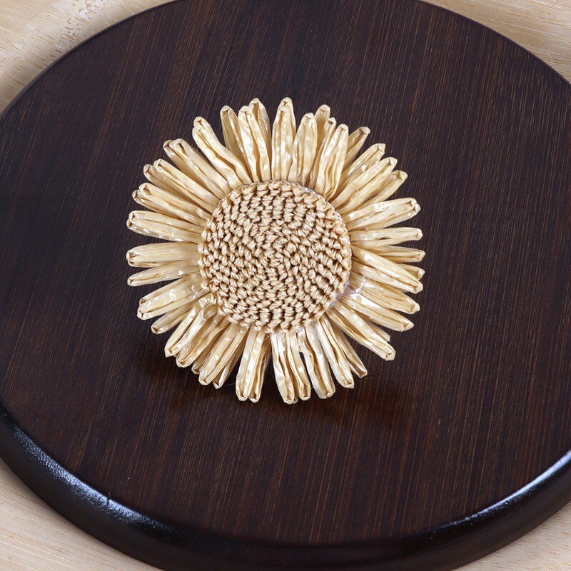 4 PCS Weaving Napkin Rings Banquet Wedding napkin Holder Buckle Dinner Party