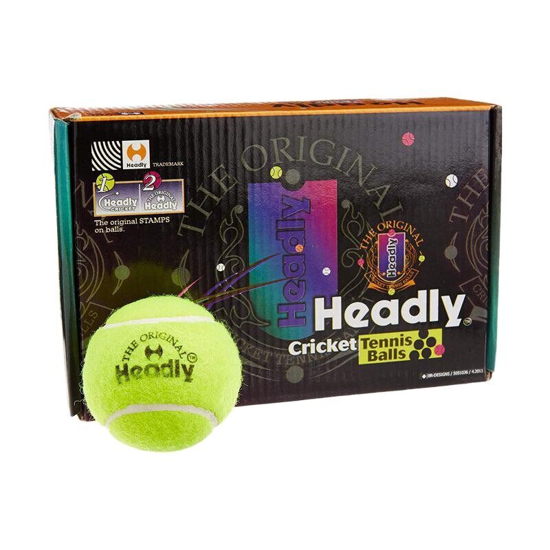 Headly Hard Tennis Cricket Ball Yellow Color Pack Of 6