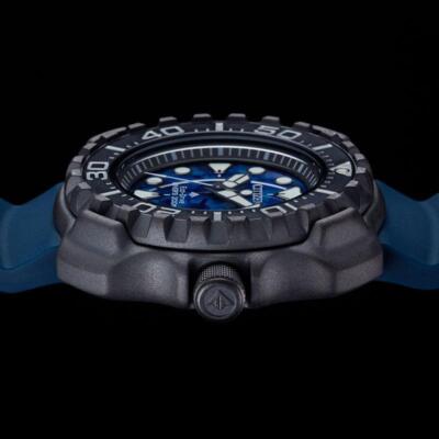 Pre-owned Citizen Promaster Bn0227-09l Men Watch Marine Diver 200m Eco-drive Titanium