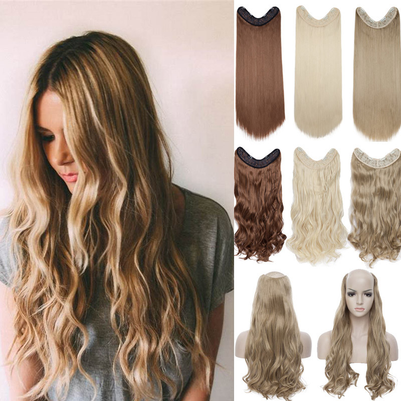 Soft Natural Thick Hair U Tip 3 4 Full Head Hair Extension 24 26
