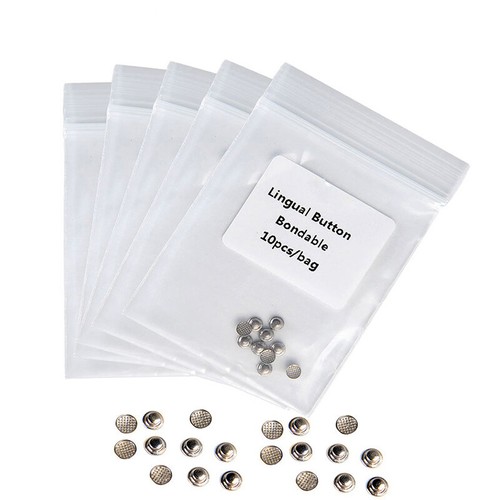 AZDENT Dental Ortodoncia Botones Linguales de Bonda 10pzas/Bolsa