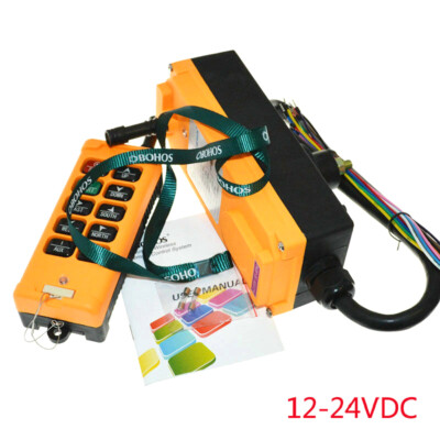 12-24VDC 10 Channels 1 Speed industrial wireless  Hoist Crane  Remote Contoller 